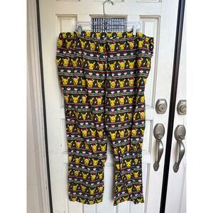 Hanna‎ Andersson Pokemon Pikachu Pajama Pants Mens Sleepwear Pants Size XXL